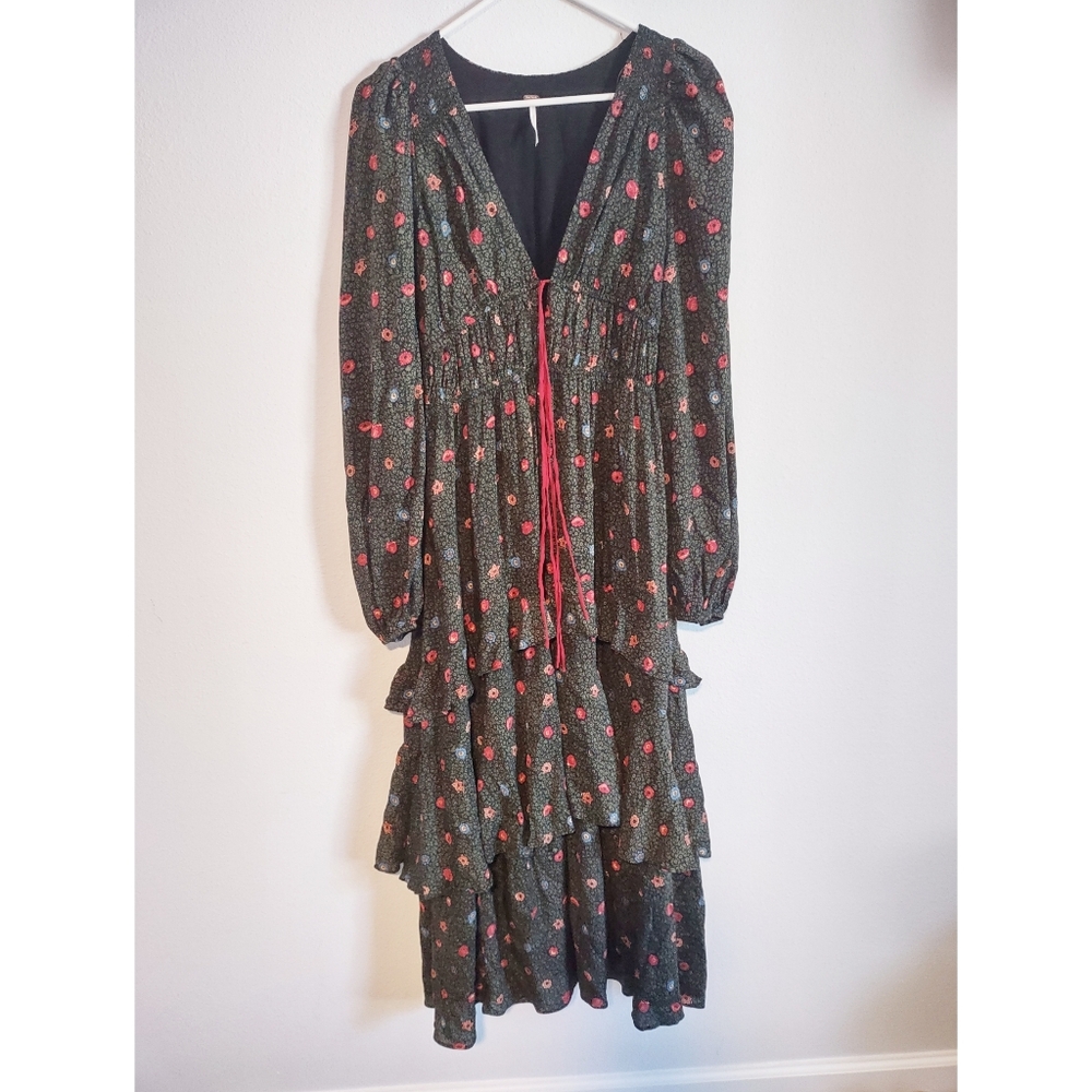 Free People Tiered And True Multi Color‎ Maxi Dress - Picture 4 of 8